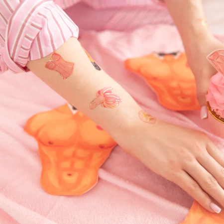 Tatuaże zmywalne Bride to Be, 19 szt.