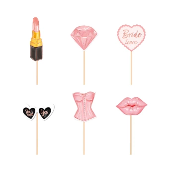 Toppery na Wieczór Panieński 6szt