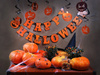 Baner Happy Halloween, 13 x 210cm