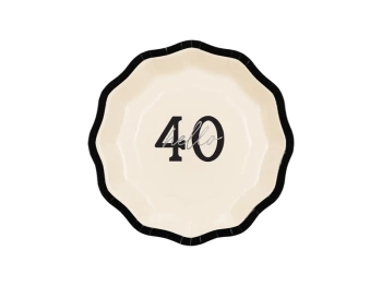 Talerzyki papierowe ''Hello 40'', mix, 18 cm