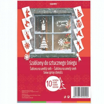 Szablon do sztucznego śniegu 10szt
