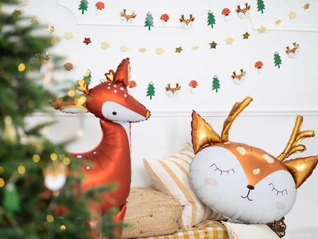 Balon foliowy Jelonek, 80x105cm, mix