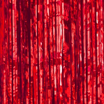 Kurtyna Party, czerwony, 100 x 200cm
