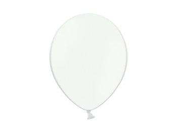Balony 27cm, Pastel White/10szt