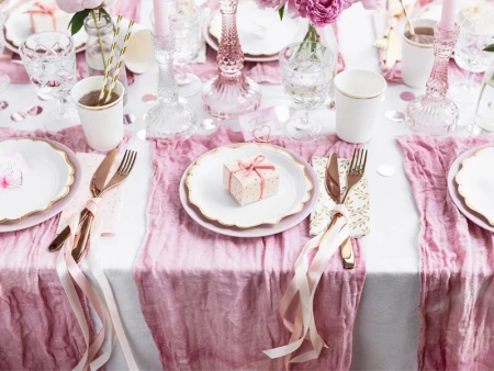 Pudełeczka Kropki, jasny różowy, 6x3.5x5.5cm, 10szt