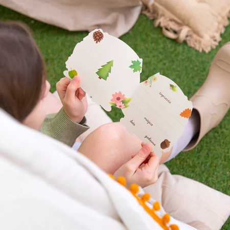 Zaproszenie na imprezę Leśni przyjaciele 6szt.