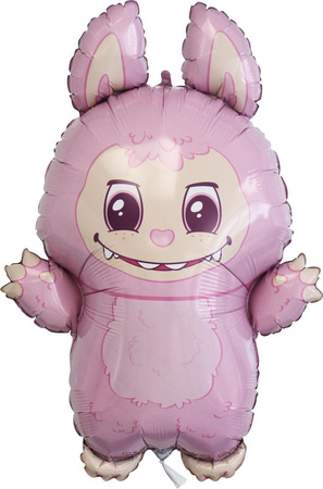 Balon foliowy Labubu, różowy, 60 cm 