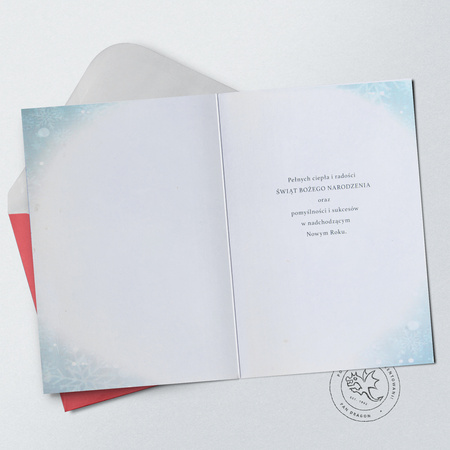 Kartka świąteczna Wesołych Świąt Mikołaj