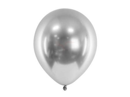 Balony Glossy 30cm, srebrny