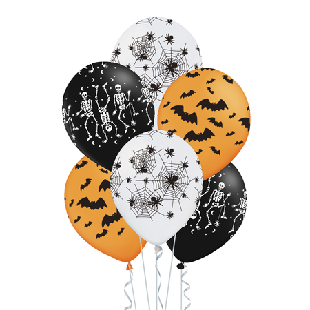 Balon Halloween 30 cm 6szt