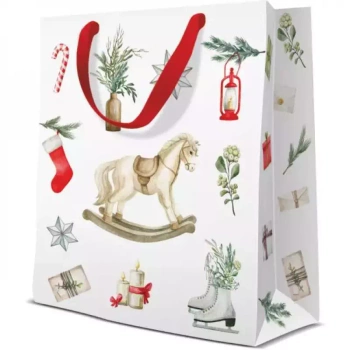 Torebka na prezenty Czas prezentów, średnia