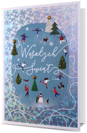 Kartka świąteczna Wesołych Świąt