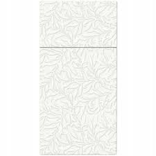 Serwetki kieszonki na sztućce papierowe białe 16 szt.