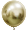 Balony platynowe j. złoto 61cm 2szt.