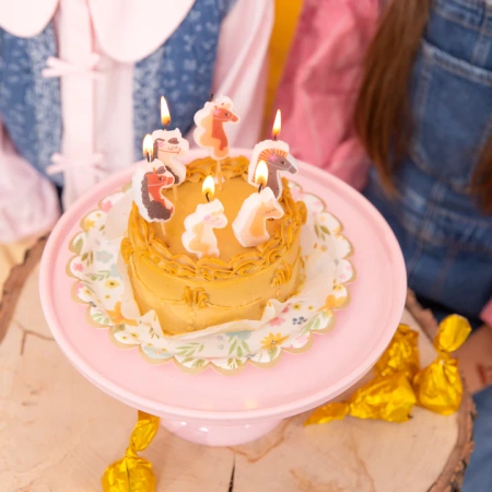 Świeczki urodzinowe Koniki 6szt.