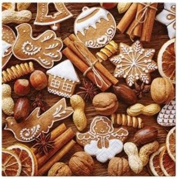 Serwetki Rustic Gingerbread 20 szt