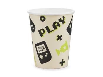 Kubeczki Gamer, 220 ml, mix, 6 szt