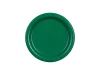 Talerzyki papierowe, ciemny zielony, 18cm