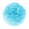 Pompon bibułowy błękitny 35 cm