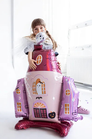 Balon foliowy Nawiedzony Dom, 89,5x116,5 cm, mix