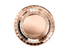Talerzyki okrągłe, różowe złoto, 18cm