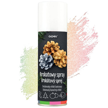 Brokatowy spray dekoracyjny multikolor, 100 ml