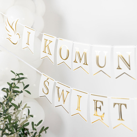 Banner Komunijny Pierwsza Komunia Święta, 250 cm