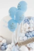 Balony Eco 33 cm, Chrzest Święty, błękit 6szt