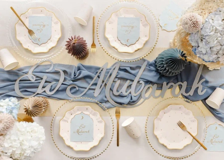 Talerzyki Gwiazdki 6szt, 21 cm