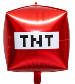 Balon Foliowy Minecraft TNT 55x55cm