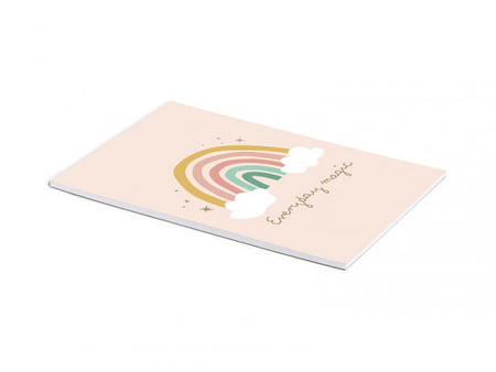 Blok rysunkowy A4 Tęcza z białymi kartkami, 50 kartek