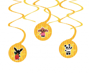 Dekoracja spirale Bing, 6 szt.