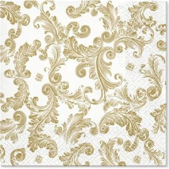 Serwetki Source of Fame gold złote 20szt