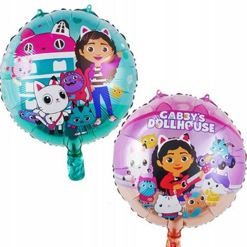 Balon Foliowy dwustronny Gabi Koci Domek 45cm
