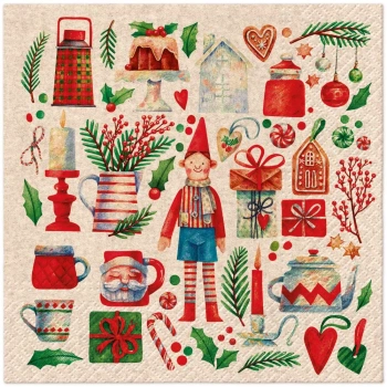 Serwetki We Care Christmas Motifs 20 szt