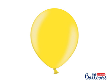 Balony pastelowe żółte 30 cm / 10 sztuk