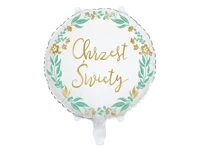 Balon foliowy Chrzest Święty, 45 cm, mix