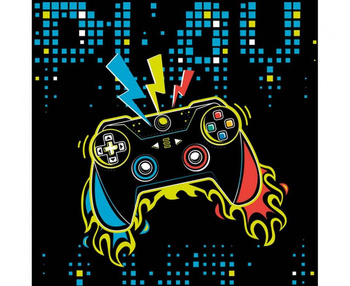 Serwetki papierowe Play Joystick Pad, 33 x 33 cm, 20 szt.