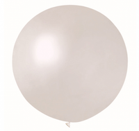 Balon gigant 80cm perłowy metalizowany