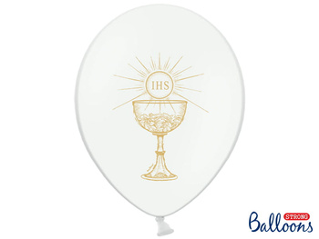 Balon 30cm, IHS, Pastel Pure White