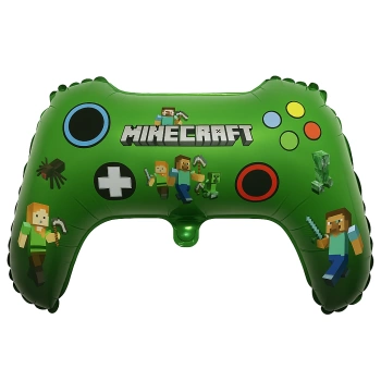 Balon foliowy Gamepad Minecraft, 67x65cm