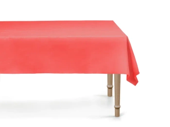 Obrus czerwony, 137x183 cm