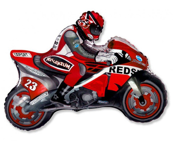 Balon foliowy Motor czerwony 30cali 76cm