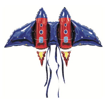 Balon foliowy Rakieta, 85x50cm
