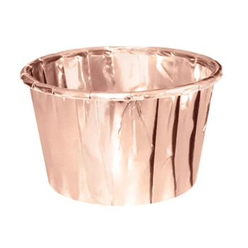 Papilotki do babeczek rose gold 20 szt.