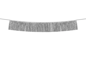Girlanda frędzle, srebrny