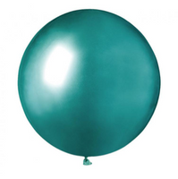 Balon Chrome Shiny zielony 19"