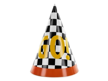 Czapeczki GO!, 16 cm,  6szt.