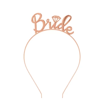 Opaska Bride to be, różowe złoto