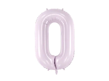 Balon foliowy Cyfra ''0", 86cm, fioletowy